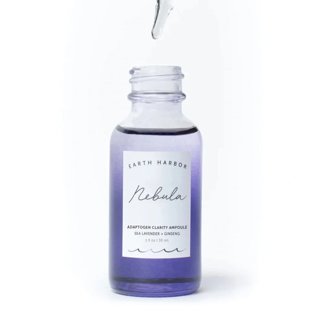 EARTH HARBOR NEBULA Adaptogen Clarity Ampoule 1oz $46 NIB CLEAN BEAUTY